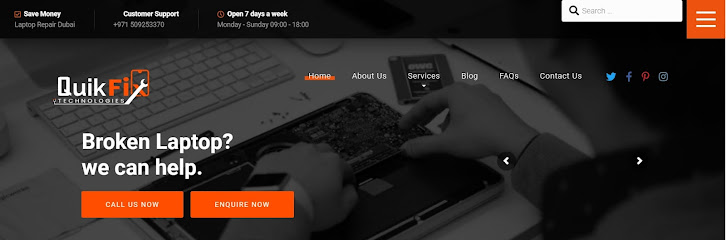 كويك فيكس تكنو لاصلاح دبي - United Arab Emirates|near to Emirates Financial Towers - Dubai|Aspin commercial tower Floor 4 Office - 401A Sheikh Zayed Rd|metro station